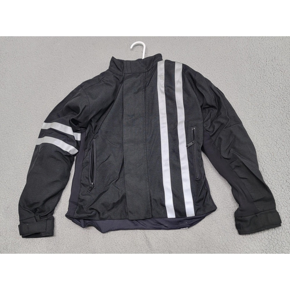 Corazzo Jacket Mens Medium (Fits Small) Reflective Striped Motorcycle Armor